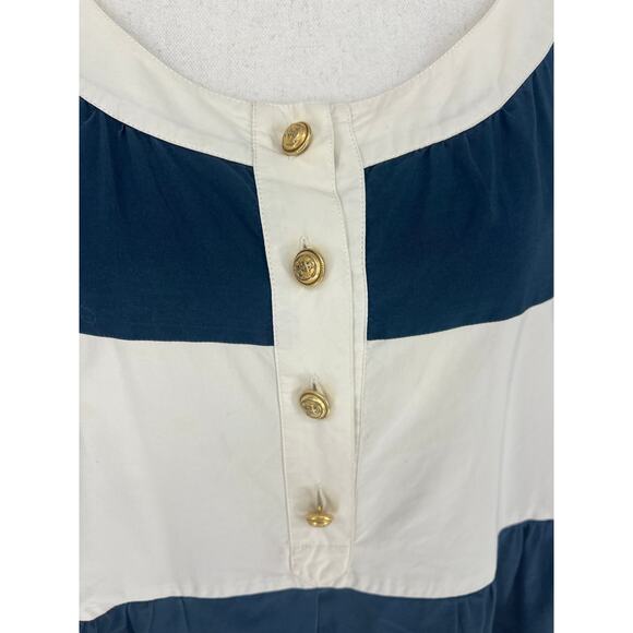 Moschino Couture Vintage Cruise me Baby Stripe Button Front Dress - Picture 12 of 15